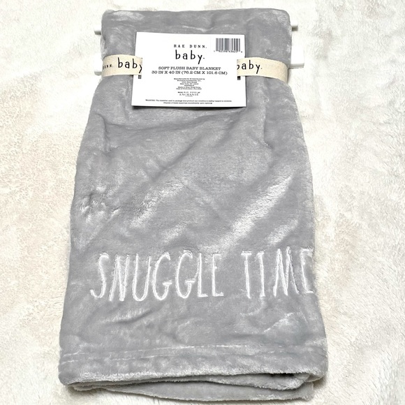 🆕Rae Dunn Plush SNUGGLE TIME Baby Blanket - Picture 2 of 6